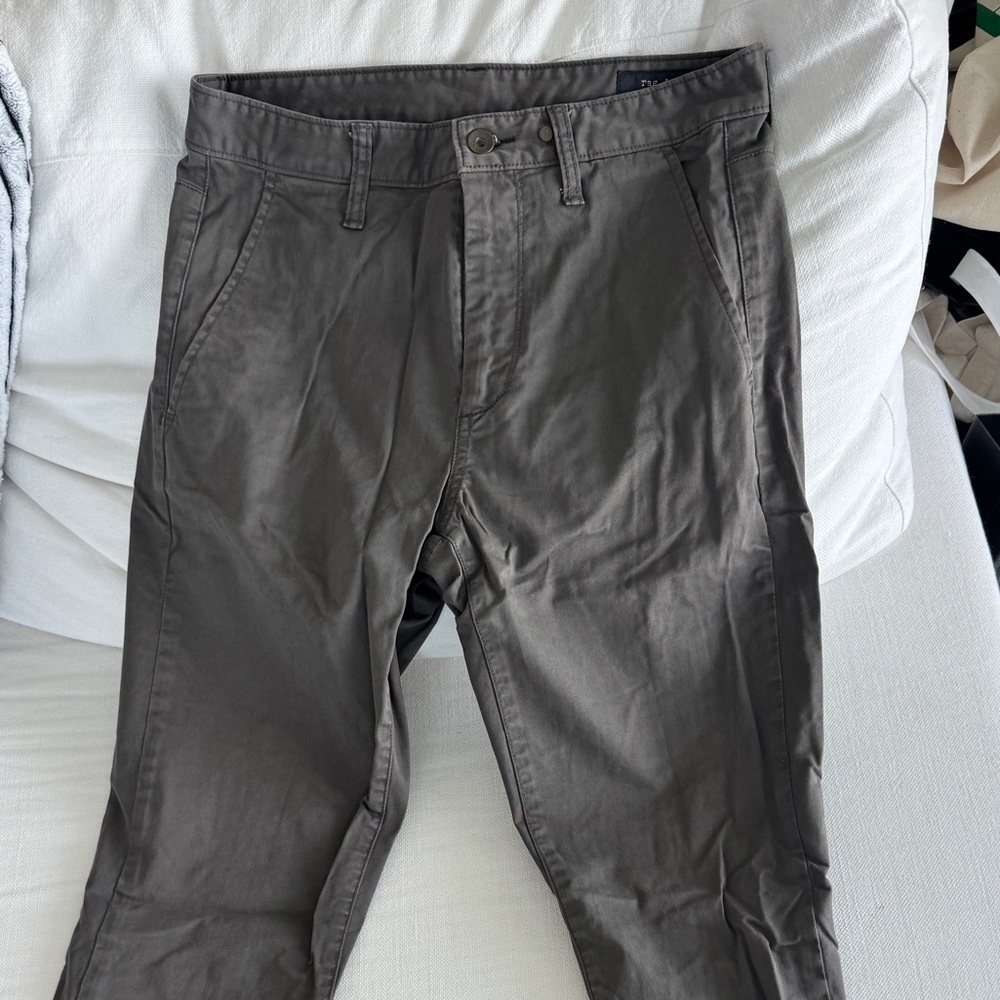 rag & bone Men's Chinos in Charcoal